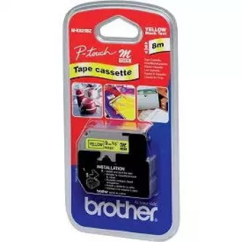 Brother M-K621BZ Beschriftungsband Schwarz auf Gelb
