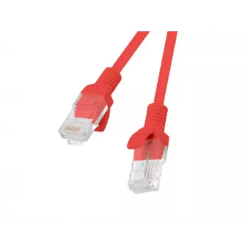Netzwerkkabel Lanberg PCU6-10CC-0050-R RJ-45 Cat6 0,5 m Rot