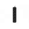 Power extension Lanberg PS0-05F-0150-BK 1.5m 5 AC outlets Indoor Schwarz