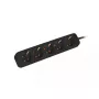 Power extension Lanberg PS0-05F-0150-BK 1.5m 5 AC outlets Indoor Schwarz