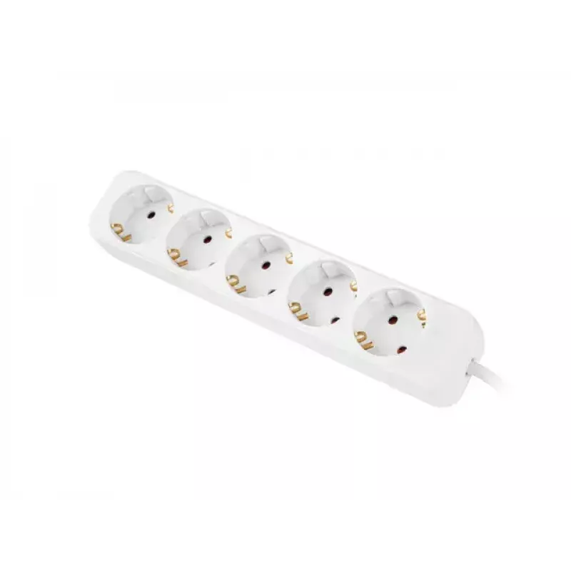 Power Extension Cord Lanberg PS0-05F-0300-W 3m 5 AC Outlets Indoor White