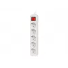 Stromverlängerung Lanberg PS1-05F-0300-W 3m 5 Schutzkontakt-Steckdosen Innenbereich Weiß