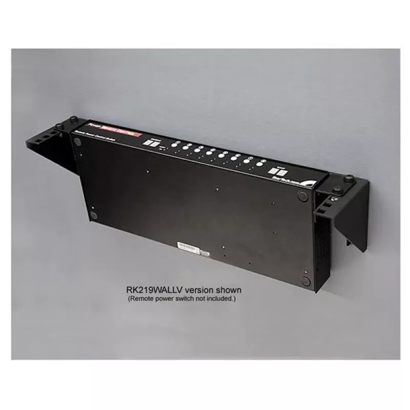 StarTech.com 1HE 19 Zoll vertikale Wandhalterung für Geräte-Rack aus Stahl