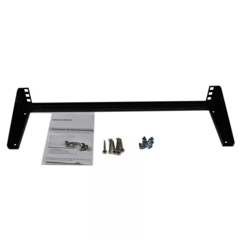 StarTech.com 1HE 19 Zoll vertikale Wandhalterung für Geräte-Rack aus Stahl