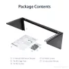 StarTech.com 4U 19 Zoll Vertikale Wandhalterung für Geräterack aus Stahl