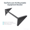 StarTech.com 4U 19 Zoll Vertikale Wandhalterung für Geräterack aus Stahl