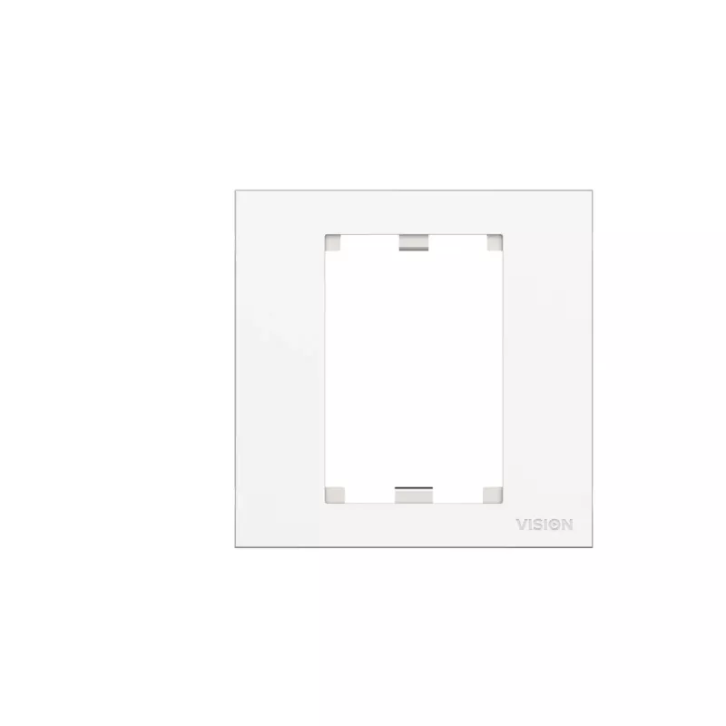 Wandplatten-Schalterabdeckung Vision TC3 SURR1G Weiß