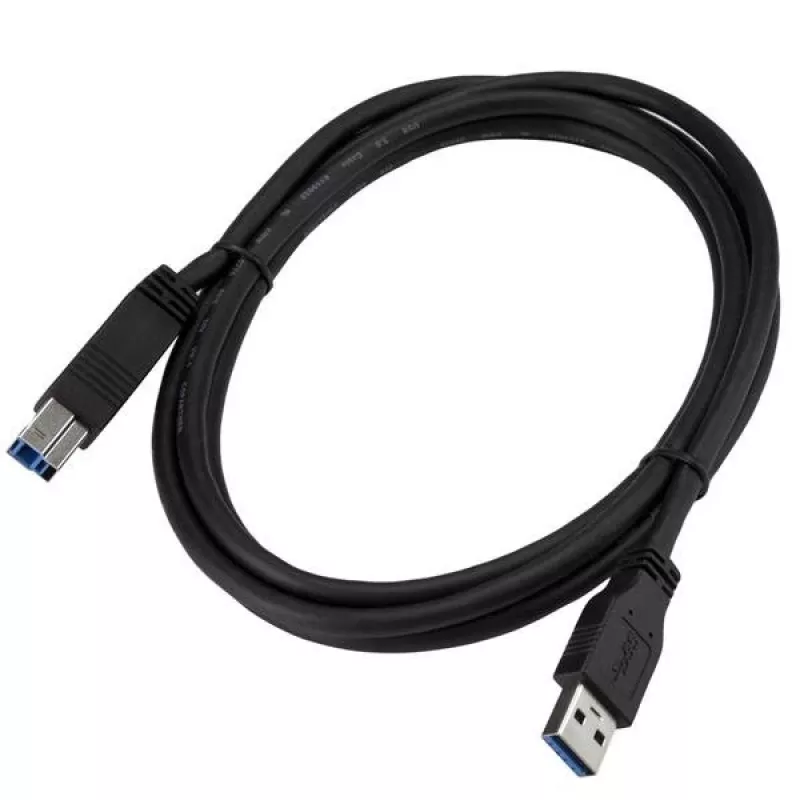 StarTech.com 2m (6 ft) zertifiziertes SuperSpeed USB 3.0 A-zu-B-Kabel – M/M