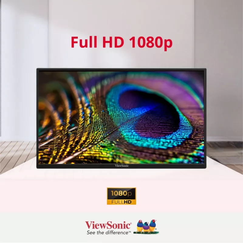 Viewsonic VA1650 Computer Monitor 40,6 cm (16 Zoll) 1920 x 1080 Pixel Full HD LED Schwarz