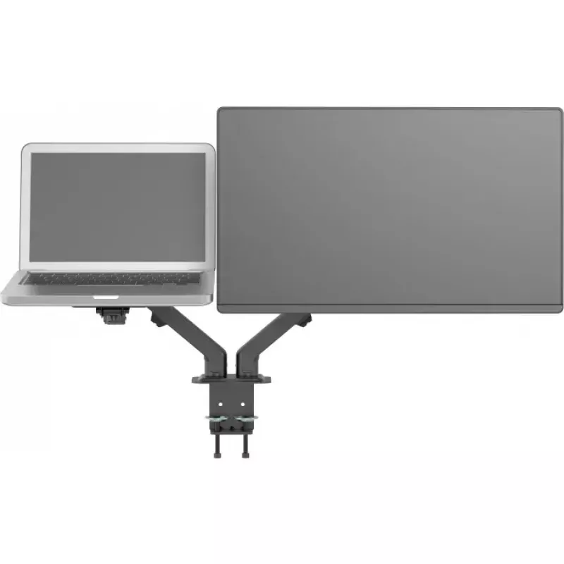 Monitorhalterung Vision VFM-DAD/4 27 Zoll Schreibtisch Schwarz Bolt-through