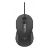 Kabelgebundene Full-Size-Tastatur mit Maus Logitech 920-013349 — USB, QWERTY US International, Graphite, 1,8 m Kabel