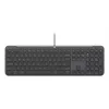 Kabelgebundene Full-Size-Tastatur mit Maus Logitech 920-013349 — USB, QWERTY US International, Graphite, 1,8 m Kabel