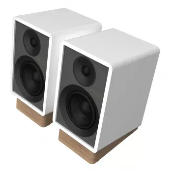 Onkyo 2-Wege-Lautsprecher GX-30ARC — 2.0 Kanäle, Kabelgebunden & Kabellos, 50 W RMS, 55–20000 Hz, Grau/Weiß