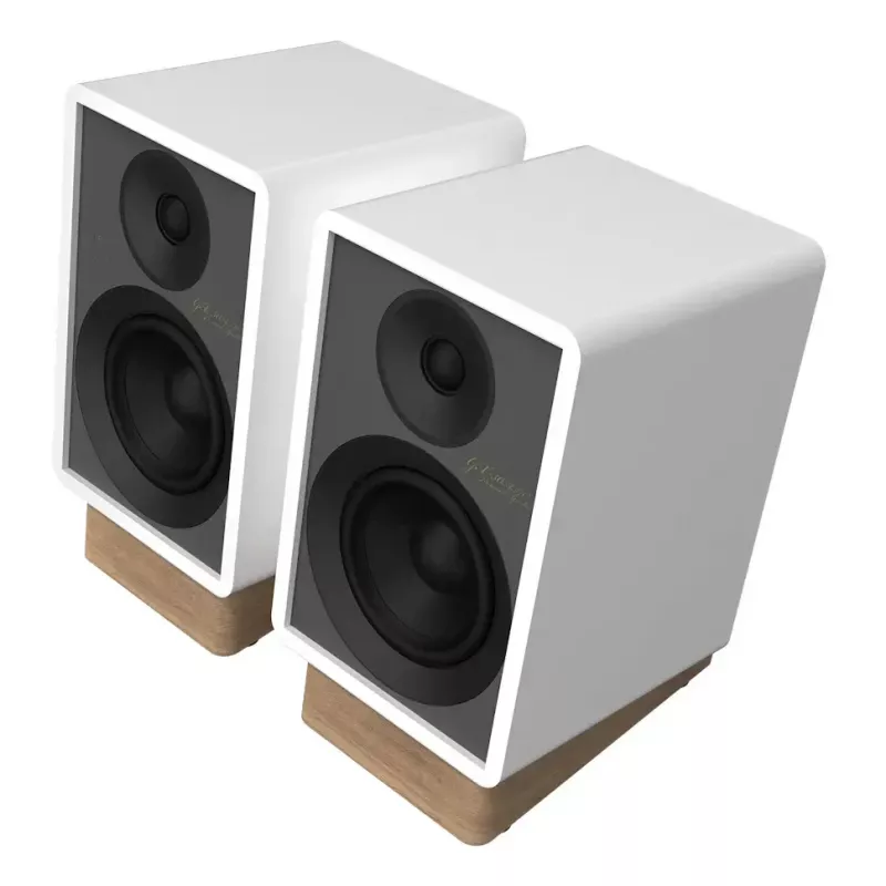 Onkyo 2-Wege-Lautsprecher GX-30ARC — 2.0 Kanäle, Kabelgebunden & Kabellos, 50 W RMS, 55–20000 Hz, Grau/Weiß