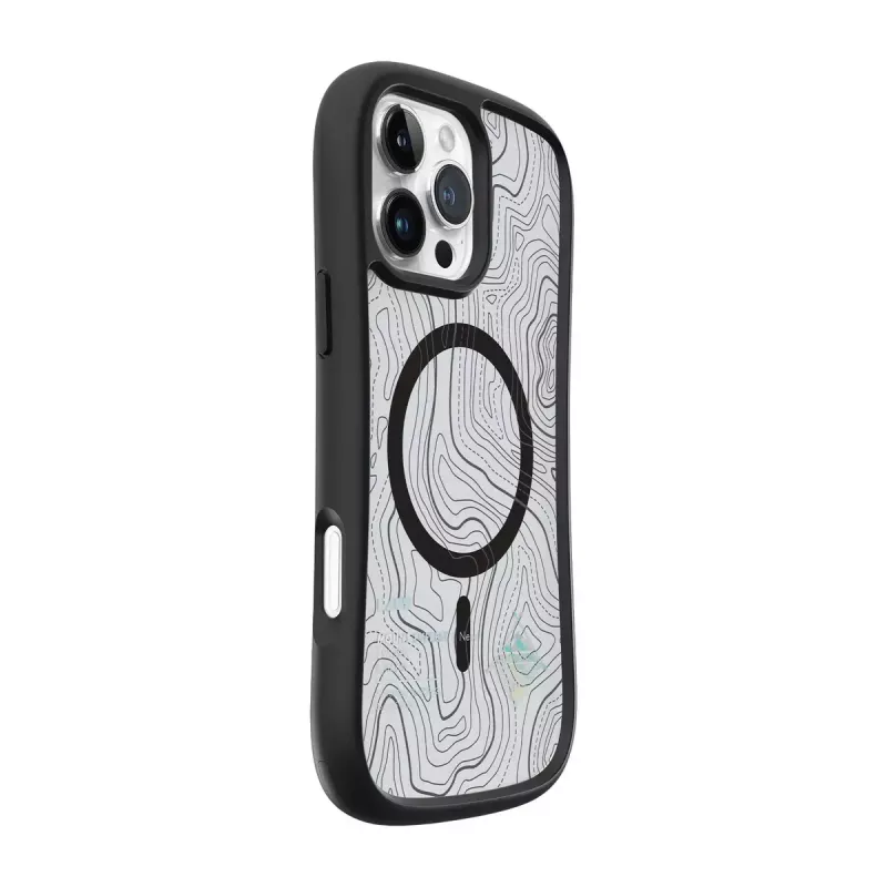 Cover LAUT POP ADVENTURE für iPhone 16 Pro Transparent Schwarz