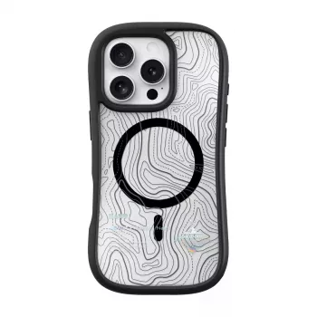 Cover LAUT POP ADVENTURE für iPhone 16 Pro Transparent Schwarz