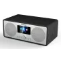 Tragbares Radio Panasonic RF-D40EG-K — Digitaler Tuner, FM 87,5–108 MHz, 6 W RMS, LCD 2,4 Zoll, Wi‑Fi/Wi‑Fi 4, externe Antenne, Schwarz