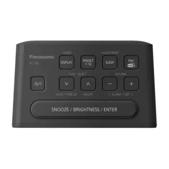 Uhrenradio Panasonic RC-D8EG-K Schwarz