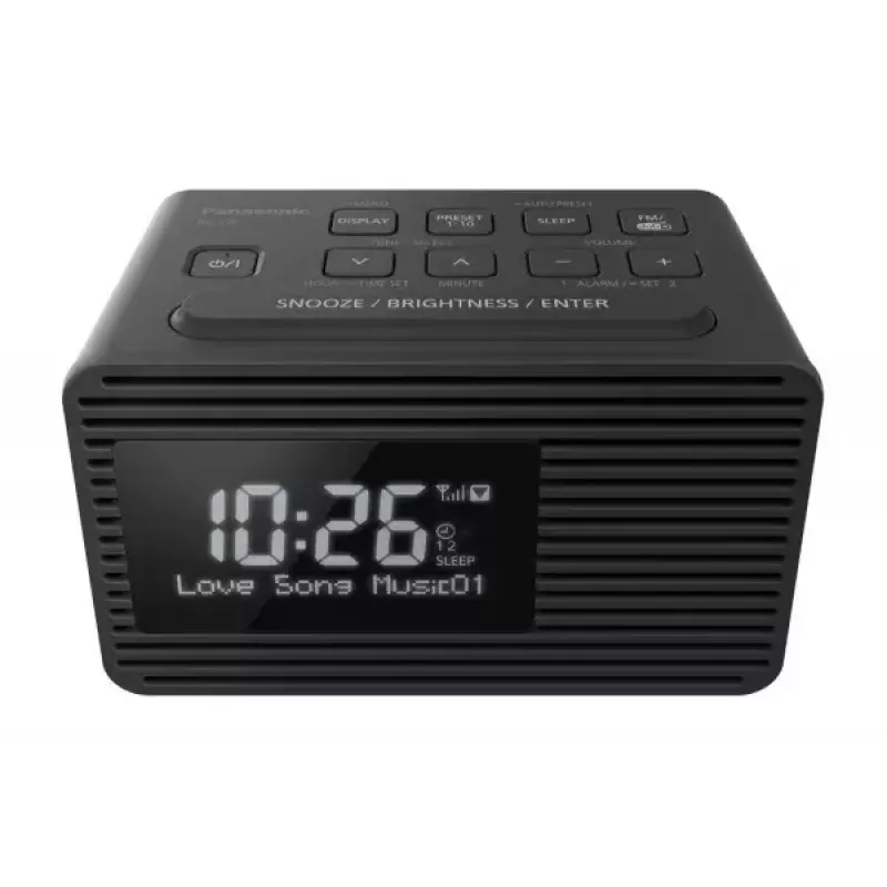 Uhrenradio Panasonic RC-D8EG-K Schwarz