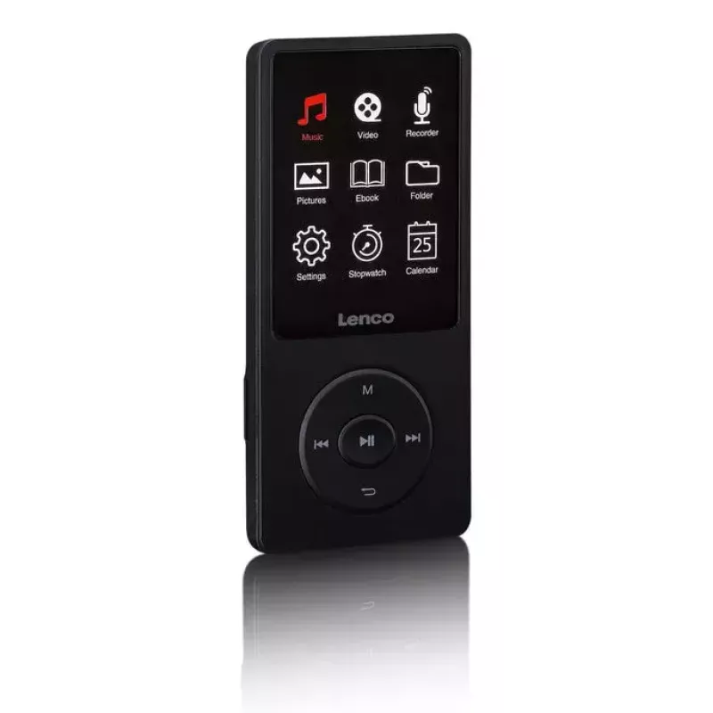 MP3-Player Lenco Xemio-669BK 8 GB Schwarz LCD 18h Wiedergabe