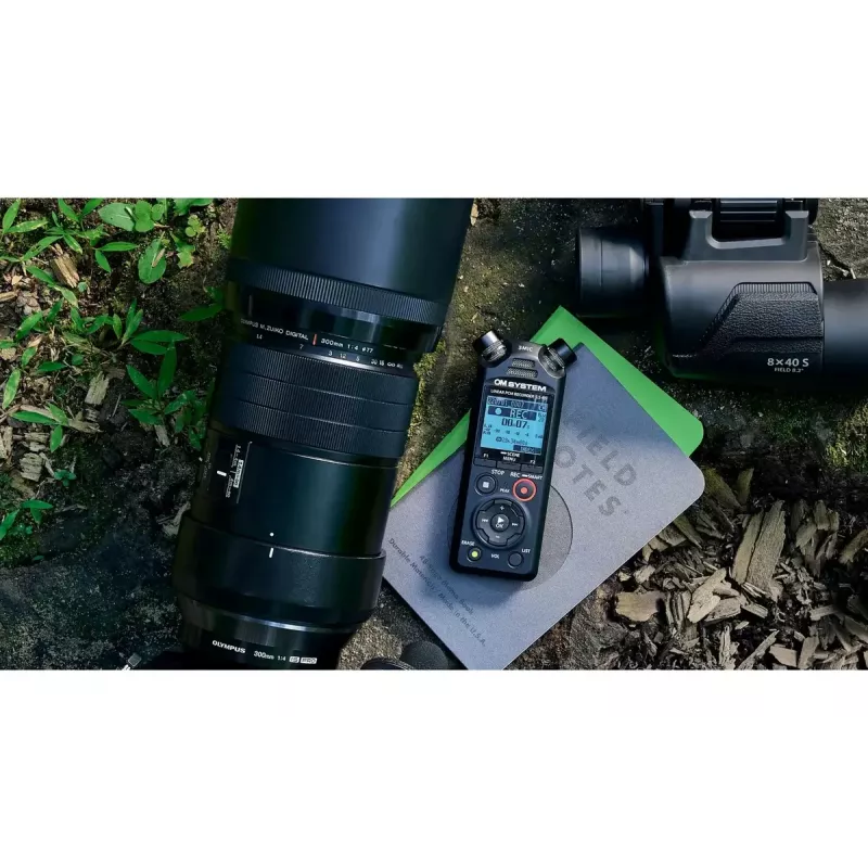 Diktiergerät OLYMPUS LS-P5 Kit — 24-Bit-Audioaufnahme, 8 GB interner Speicher