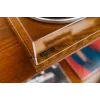 Riemengetriebener Audio-Plattenspieler Lenco LS-55WA Holz Halbautomatisch USB Bluetooth