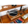Riemengetriebener Audio-Plattenspieler Lenco LS-55WA Holz Halbautomatisch USB Bluetooth