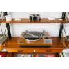 Riemengetriebener Audio-Plattenspieler Lenco LS-55WA Holz Halbautomatisch USB Bluetooth