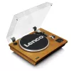 Riemengetriebener Audio-Plattenspieler Lenco LS-55WA Holz Halbautomatisch USB Bluetooth