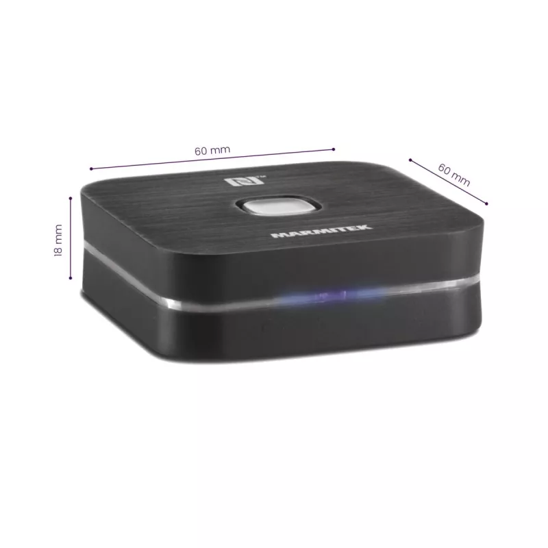 Kabelloser Audio-Transmitter Marmitek BoomBoom 80 100 m Schwarz