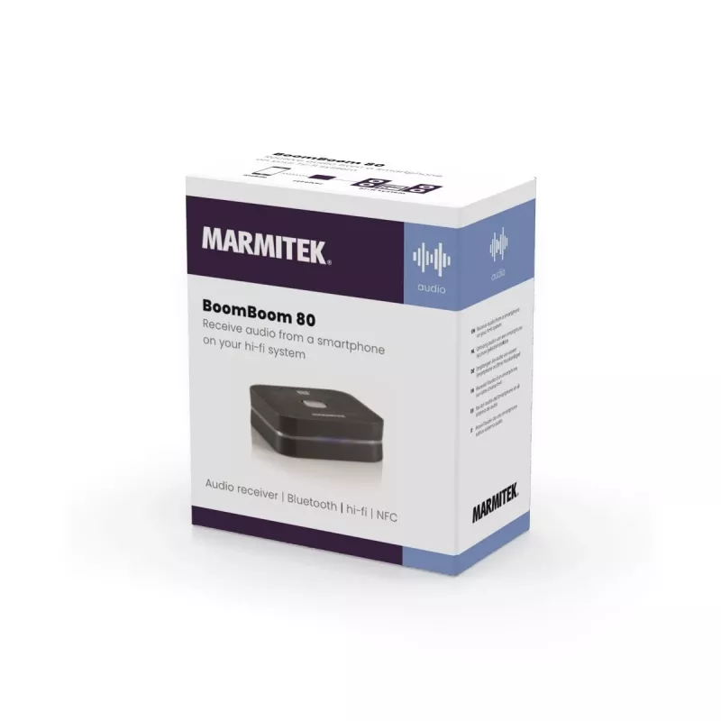 Kabelloser Audio-Transmitter Marmitek BoomBoom 80 100 m Schwarz