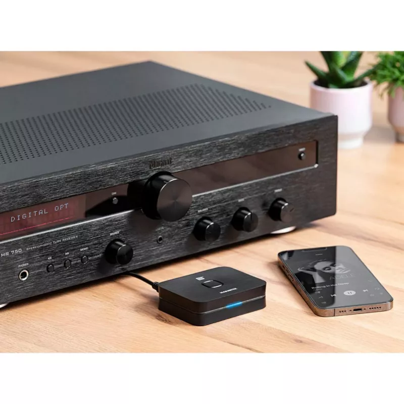 Kabelloser Audio-Transmitter Marmitek BoomBoom 93 30 m Schwarz