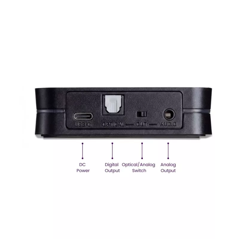 Kabelloser Audio-Transmitter Marmitek BoomBoom 93 30 m Schwarz