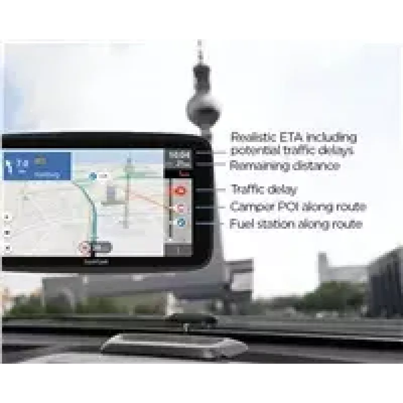 GPS-Navigator TOMTOM Go Camper Tour 6 (2. Generation) — portable Navigation für Camper/Vans