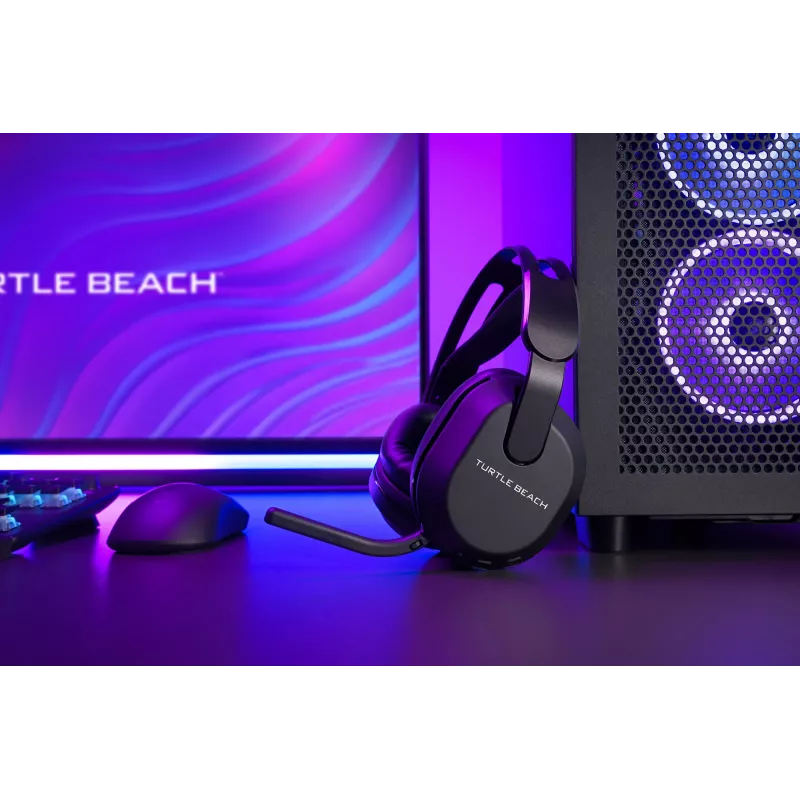 Turtle Beach Stealth 500 Schwarz PC Kabelloses Gaming-Headset mit bis zu 40 Std. Akkulaufzeit und Bluetooth für PC, PS5, PS4 und Mobilgeräte