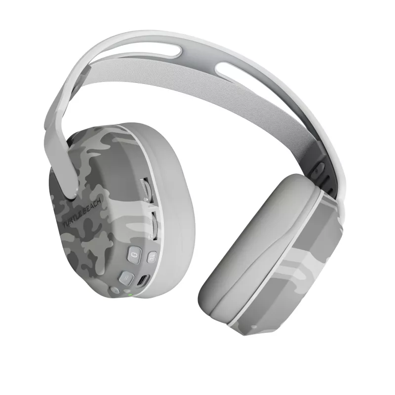 Turtle Beach Stealth 500 Arctic Camo PlayStation Wireless Gaming-Headset mit bis zu 40 Std. Akkulaufzeit und Bluetooth für PS5, PS4, PC und Mobile