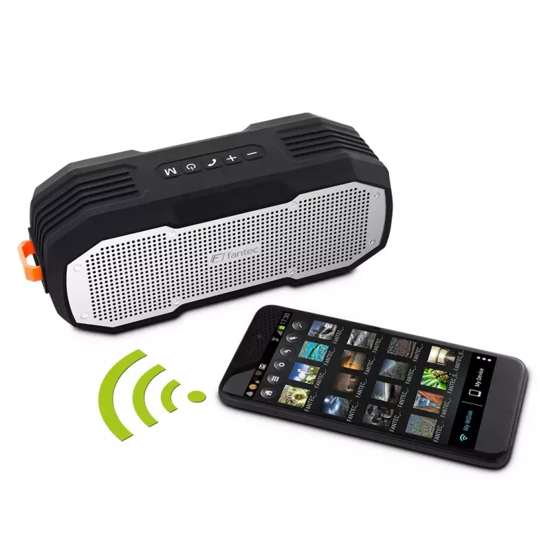 Stereo-Tragbarer Lautsprecher Fantec Novi T30 Silber