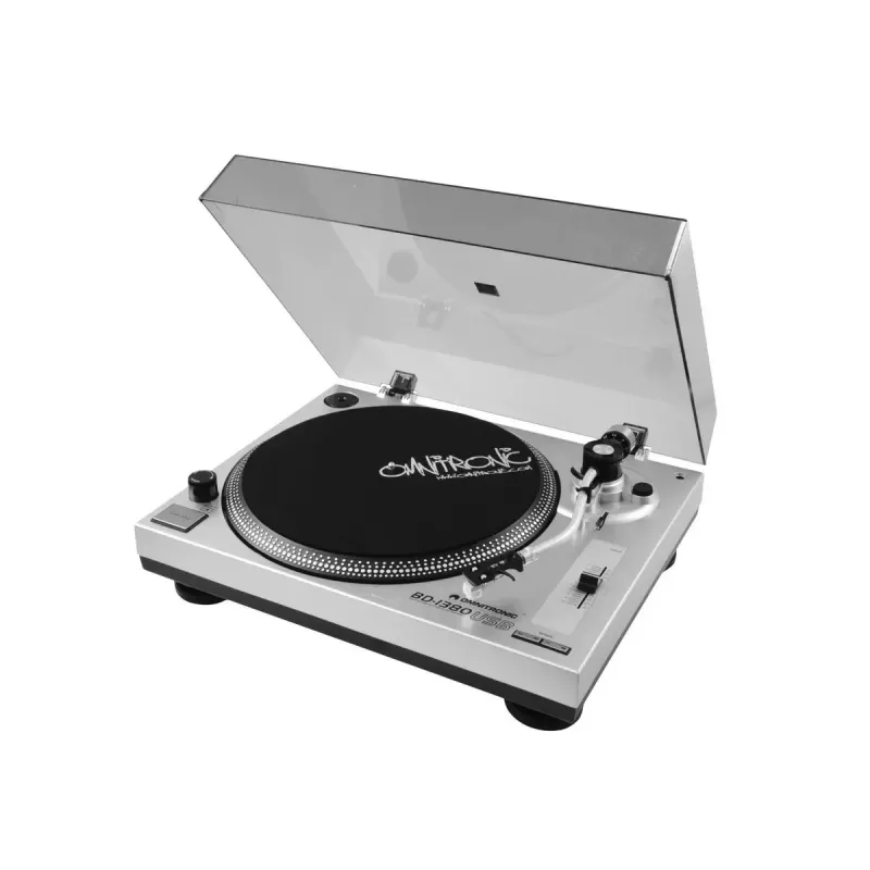 Riemengetriebener DJ-Plattenspieler Omnitronic 10603043