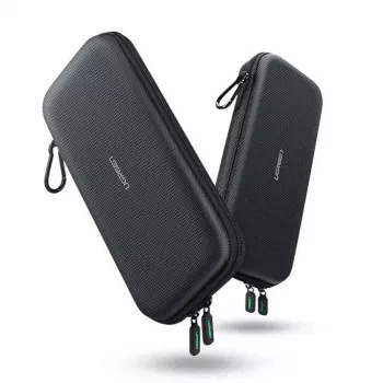 Ugreen 50974 tragbare Spielekonsolen-Tasche Cover Nintendo EVA (Ethylen-Vinylacetat), Oxford, Samt Grau