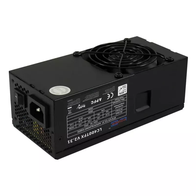 PC-Gehäuse LC-Power LC-1406MB-400TFX Micro Tower Schwarz