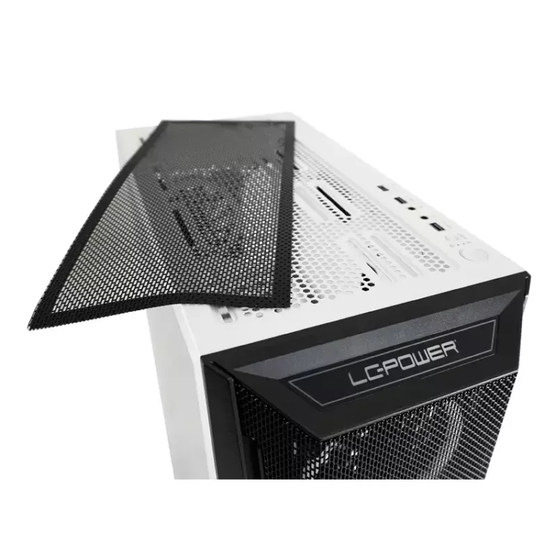 PC-Gehäuse LC-Power Holo-1_X Midi Tower Weiß