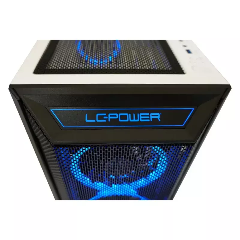 PC-Gehäuse LC-Power Holo-1_X Midi Tower Weiß