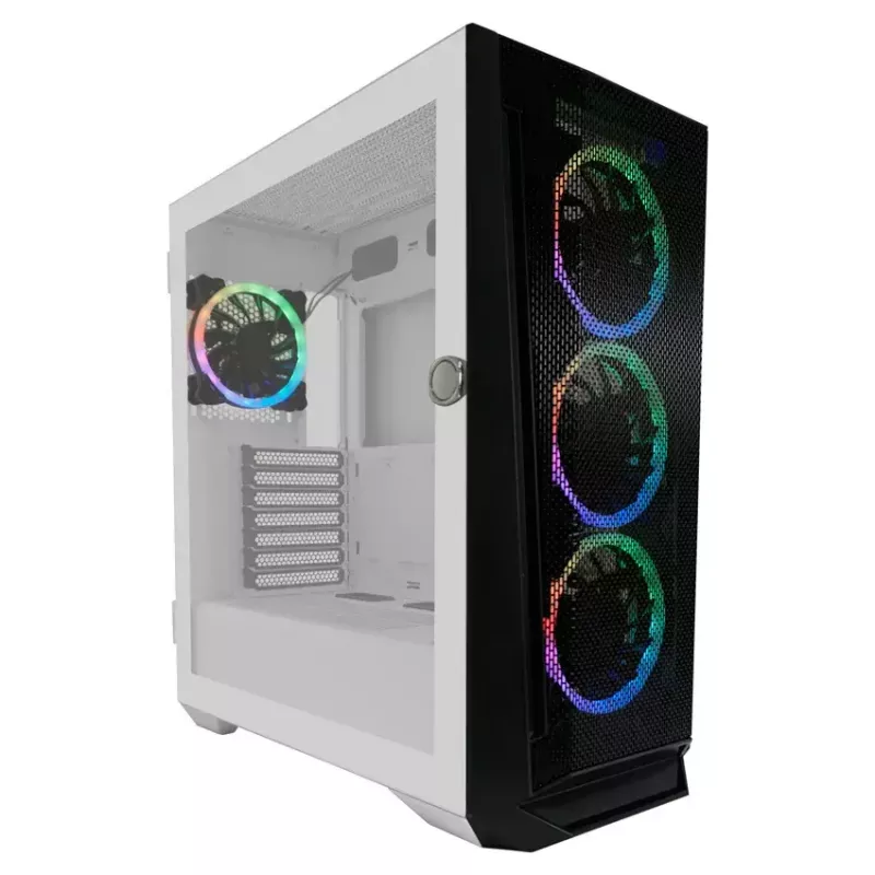 PC-Gehäuse LC-Power Holo-1_X Midi Tower Weiß