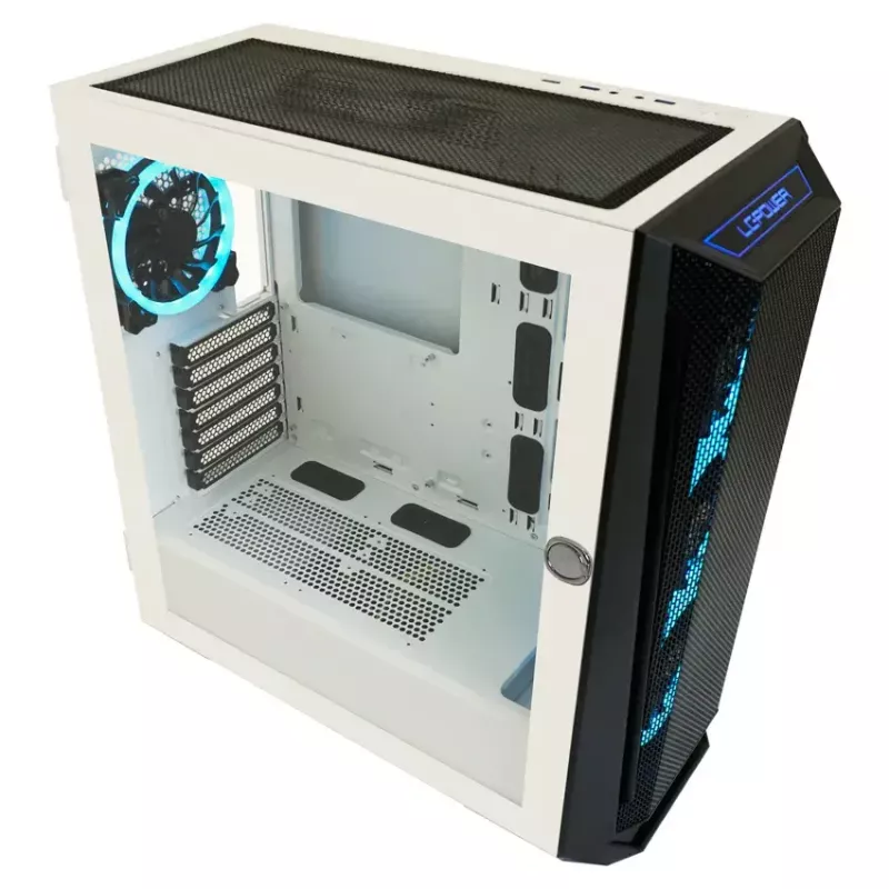 PC-Gehäuse LC-Power Holo-1_X Midi Tower Weiß