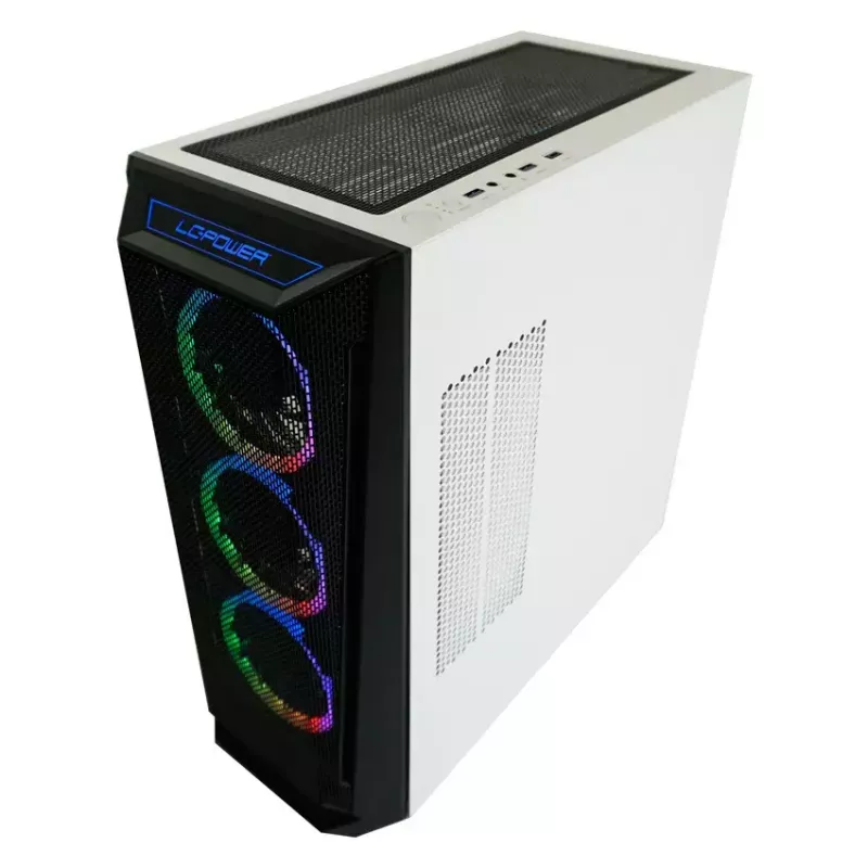 PC-Gehäuse LC-Power Holo-1_X Midi Tower Weiß