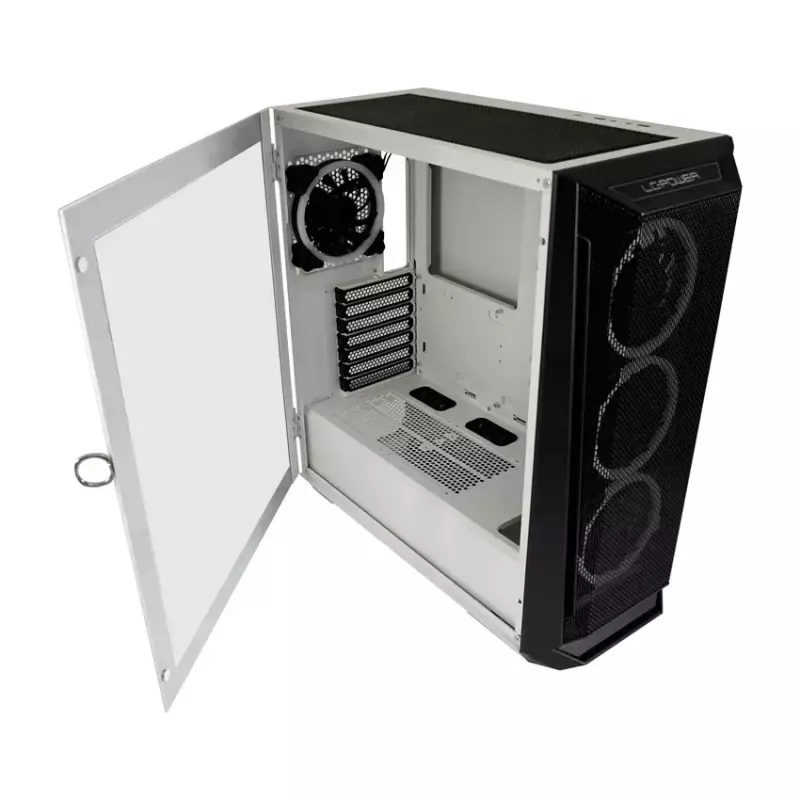 PC-Gehäuse LC-Power Holo-1_X Midi Tower Weiß