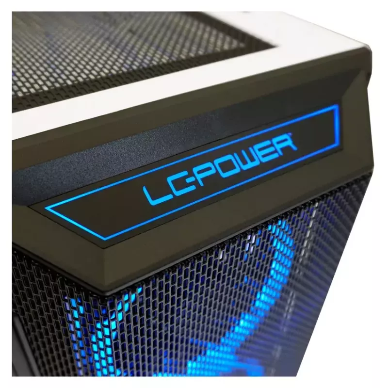 PC-Gehäuse LC-Power Holo-1_X Midi Tower Weiß