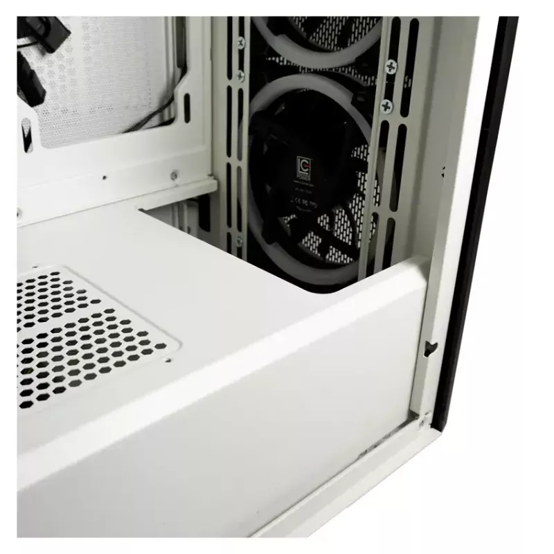 PC-Gehäuse LC-Power Holo-1_X Midi Tower Weiß