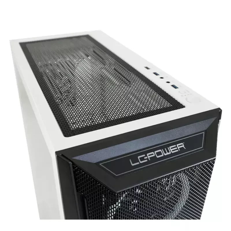 PC-Gehäuse LC-Power Holo-1_X Midi Tower Weiß