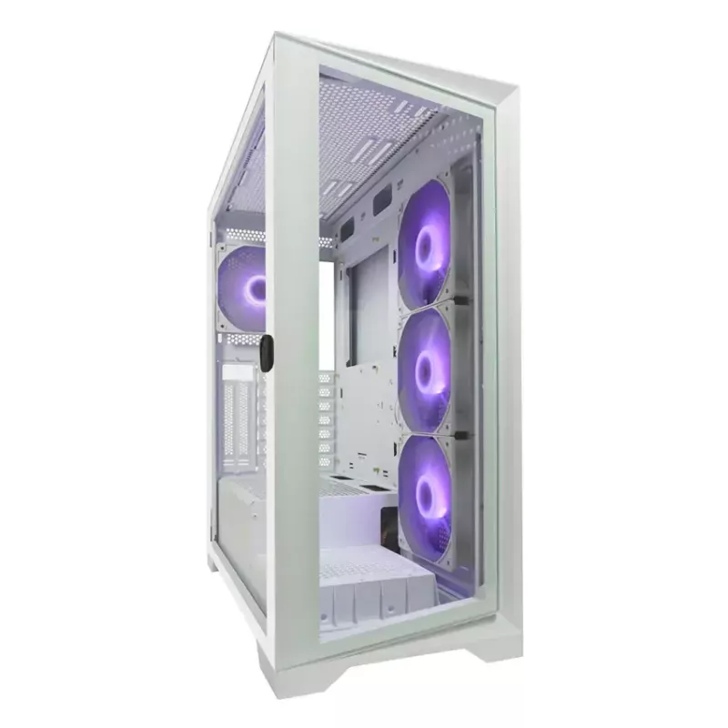 PC-Gehäuse LC-Power LC-7041B-ON Midi Tower Weiß